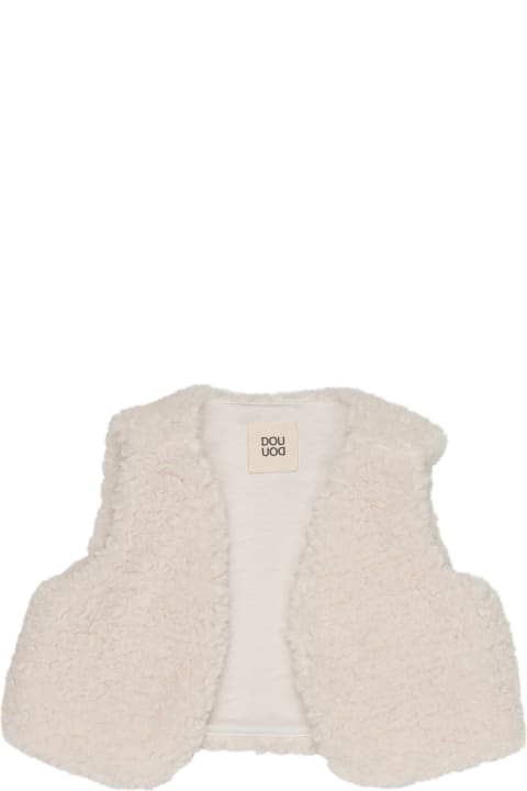 Douuod Coats & Jackets for Baby Girls Douuod Brushed Effect Cotton Gilet