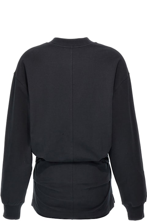 The Attico Fleeces & Tracksuits for Women The Attico Logo Detailed Sweatshirt Dress