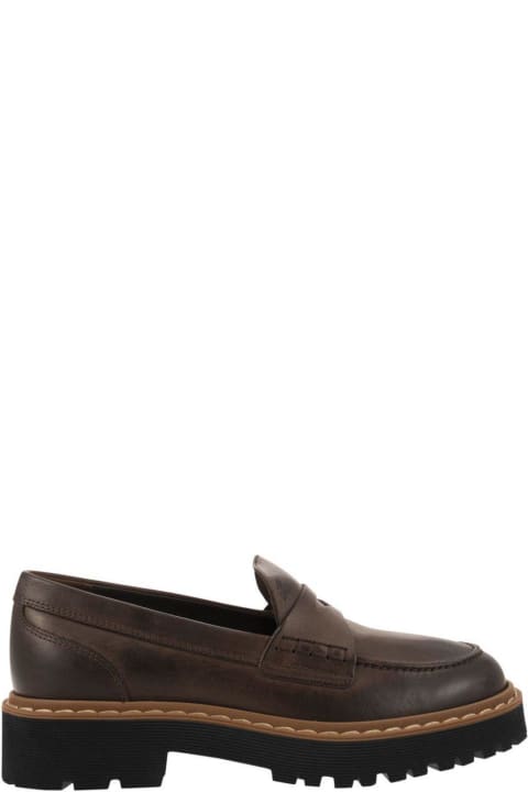 Hogan Flat Shoes for Women Hogan H543 Slip-on Loafers