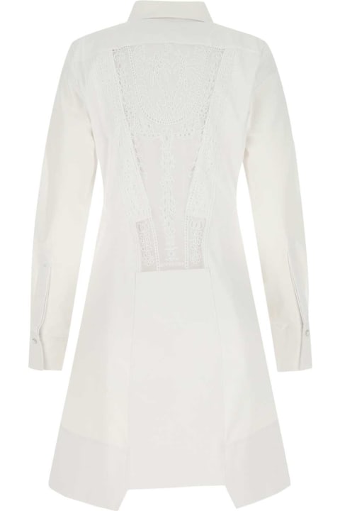 Givenchy for Women Givenchy White Cotton Shirt Dress