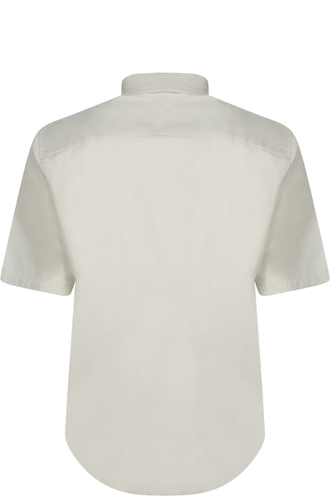 Burberry Shirts for Men Burberry Beige Cotton Shirt With Logo
