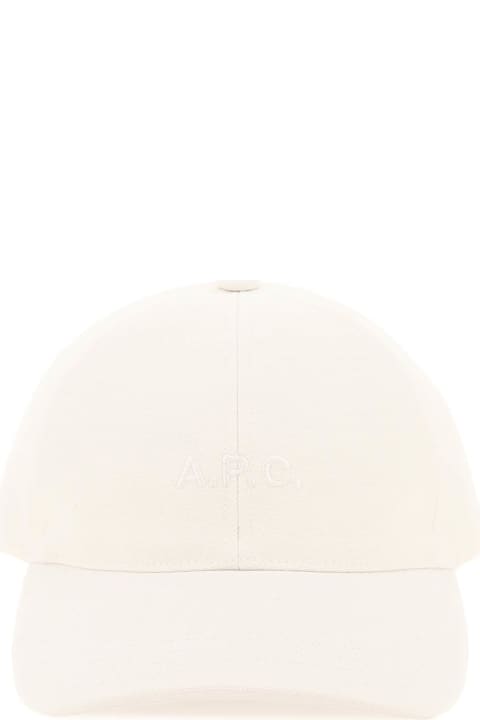 Fashion for Men A.P.C. White Cotton Cap