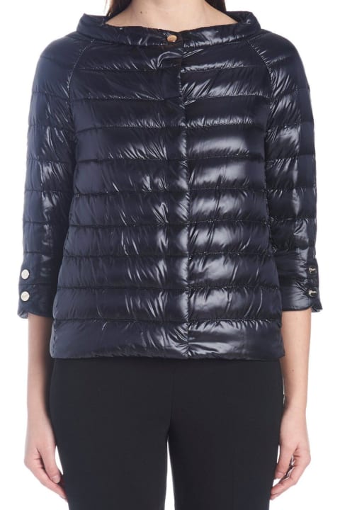 Herno for Women Herno Cropped Sleeve Down Jacket