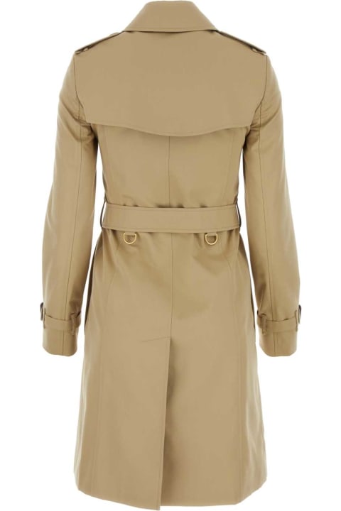 Fashion for Women Burberry Beige Gabardine Heritage Chelsea Trench Coat