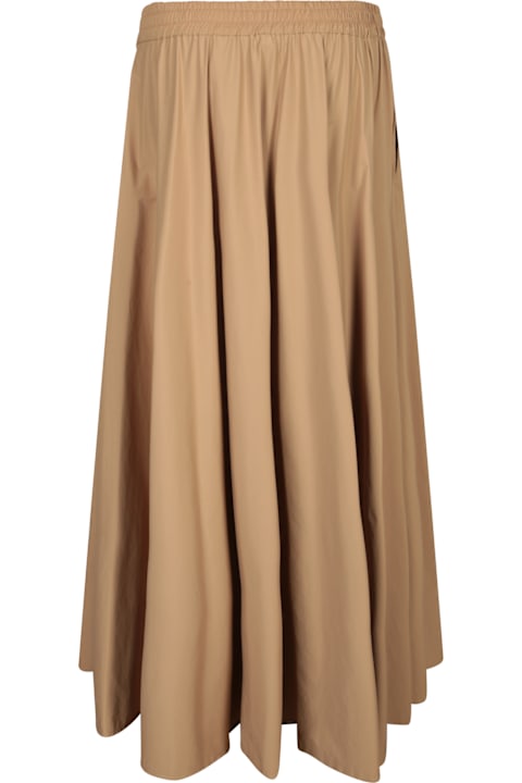 Herno Skirts for Women Herno Beige Stretch Nylon Midi Skirt