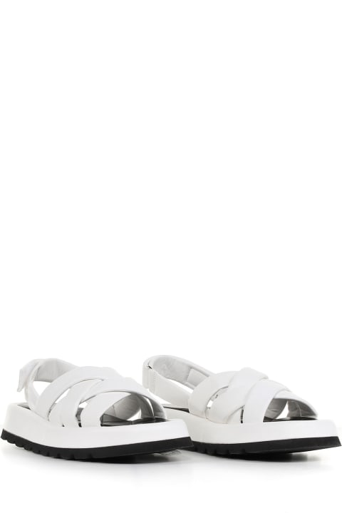 China Sandal In Butter Nappa