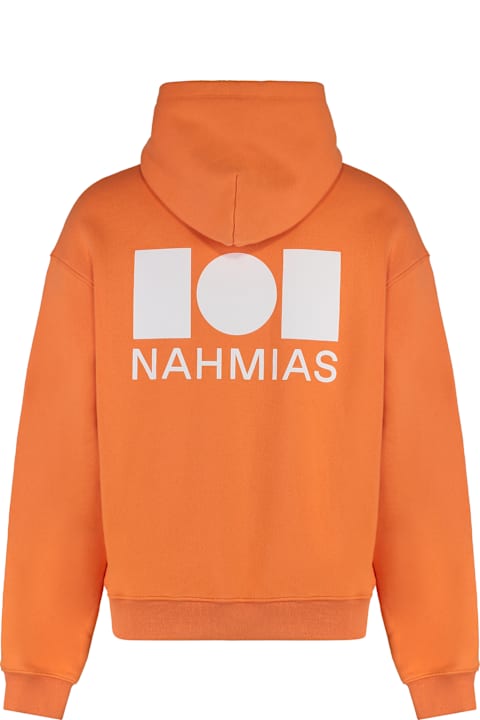 Nahmias for Men Nahmias Logo Cotton Hoodie