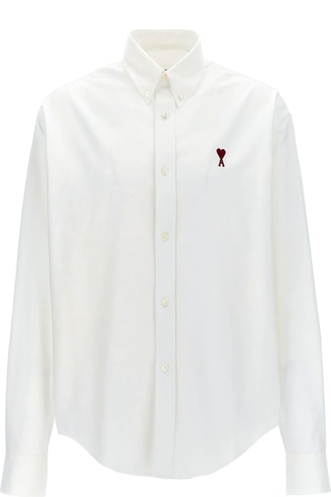Clothing for Women Ami Alexandre Mattiussi White Cotton Shirt