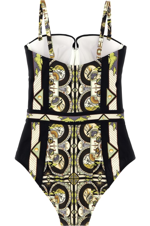 Tory Burch Swimwear for Women Tory Burch One-piece Swimsuit With All-over Print