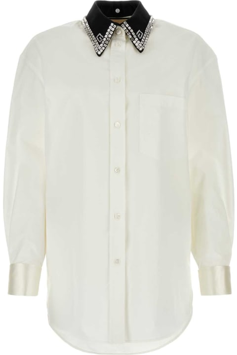 Fashion for Women Gucci White Poplin Shirt