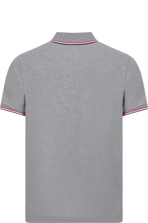 Moncler Topwear for Men Moncler Logo-patch Cotton Polo Shirt