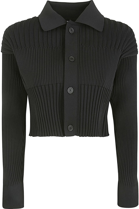 CFCL Sweaters for Women CFCL Fluted Cropped Shirt Cardigan