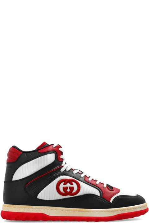 Sneakers for Men Gucci Panelled High-top Sneakers