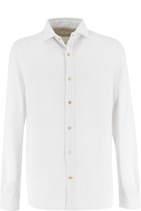 Eleventy Shirts for Men Eleventy White Cotton Shirt