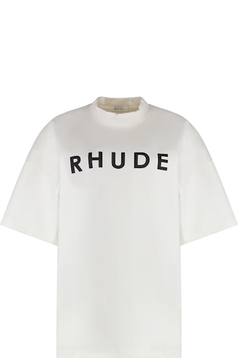 Rhude for Women Rhude Logo Print Oversize T-shirt