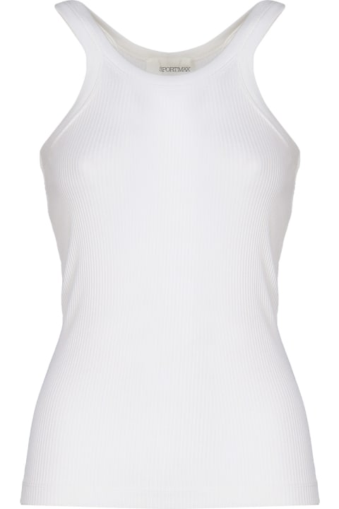 SportMax for Women SportMax Silk Blend Jersey Tank Top