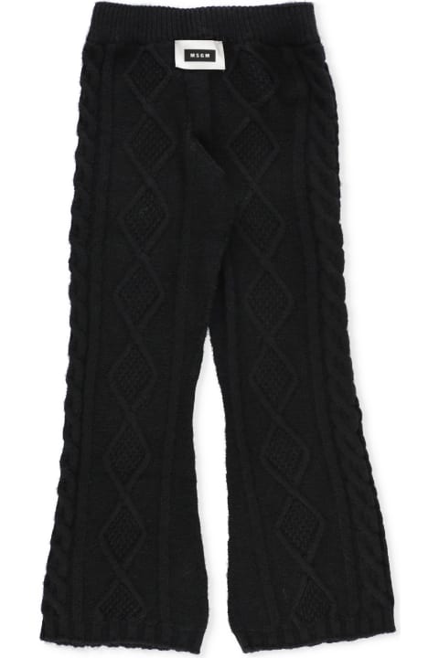 Fashion for Men MSGM Wool Blend Trousers
