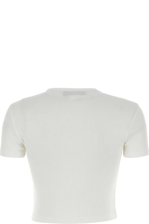 Homeware Fendi White Stretch Cotton T-shirt