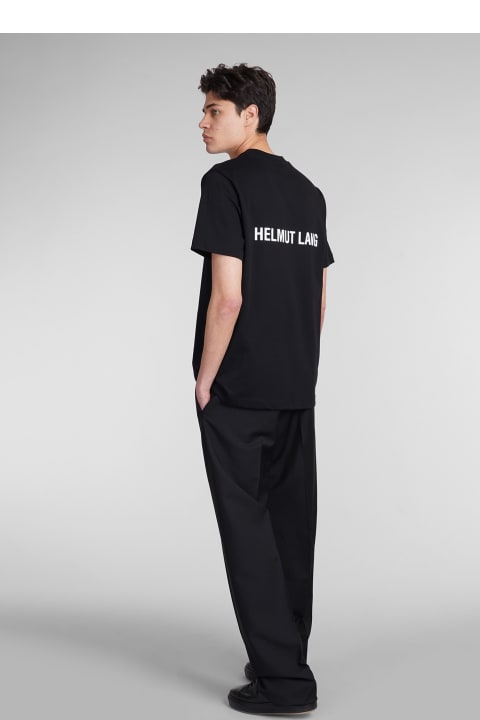 Helmut Lang Topwear for Men Helmut Lang T-shirt In Black Cotton