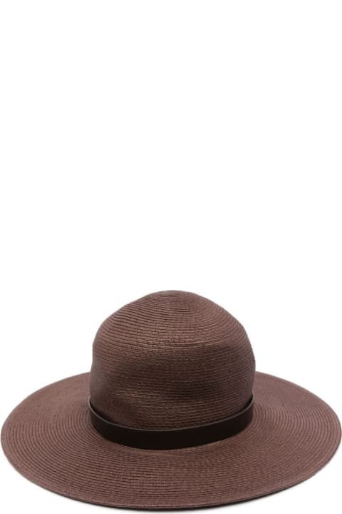 Max Mara Hats for Women Max Mara Brown Musette Hat