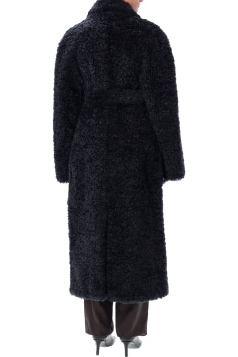 Stella McCartney Coats & Jackets for Women Stella McCartney Belted Eco Fur Coat