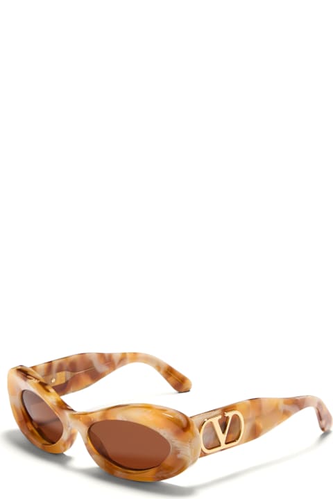 Valentino Eyewear for Kids Valentino Eyewear Vls-178d - Havana Honey Sunglasses