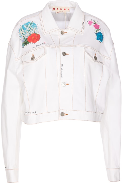 Marni Coats & Jackets for Women Marni Flower Print Jacket