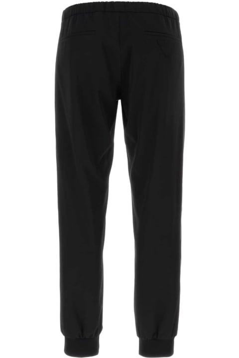 Clothing for Men Prada Black Gabardine Pant