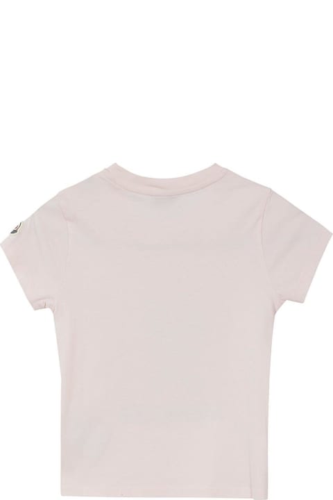 T-Shirts & Polo Shirts for Girls Moncler Graphic-printed Crewneck T-shirt