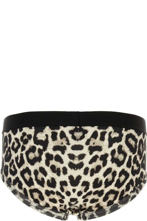 Tom Ford Printed Stretch Cotton Brief