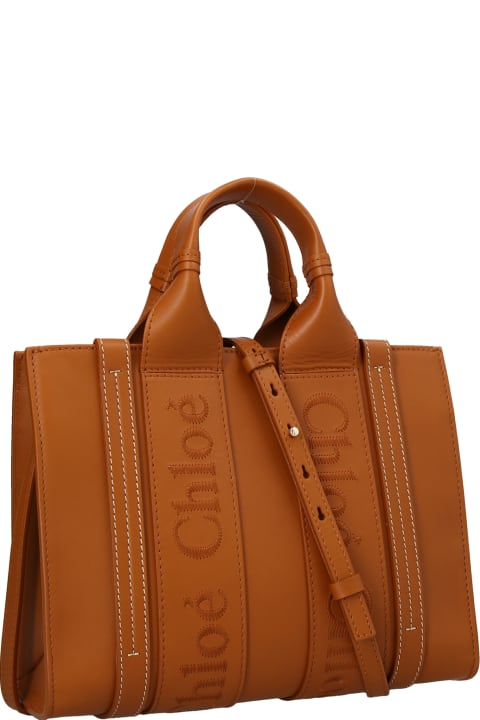 Chloé Bags for Women Chloé 'woody' Small Shopping Bag