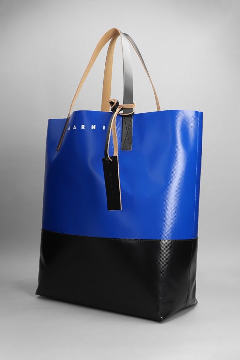 Shoulder Bags for Men Marni Pvc Tribeca Shopping Bag