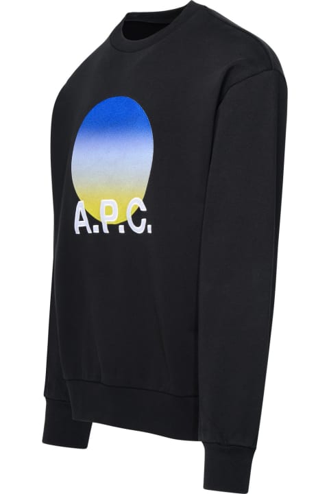 ウィメンズ A.P.C.のフリース＆ラウンジウェア A.P.C. Black Cotton Sweatshirt