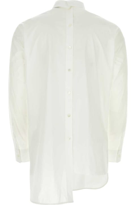 メンズ ウェア Lanvin White Poplin Shirt