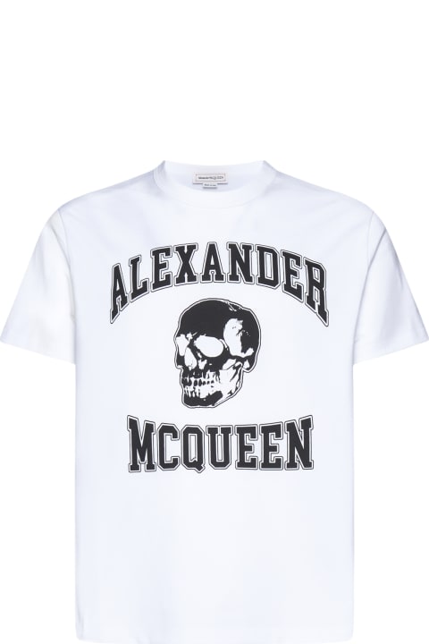 Alexander McQueen Topwear for Men Alexander McQueen Varsity T-shirt