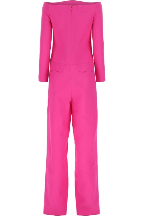 Fashion for Women Valentino Pink Pp Wool Blend Jumpsuit