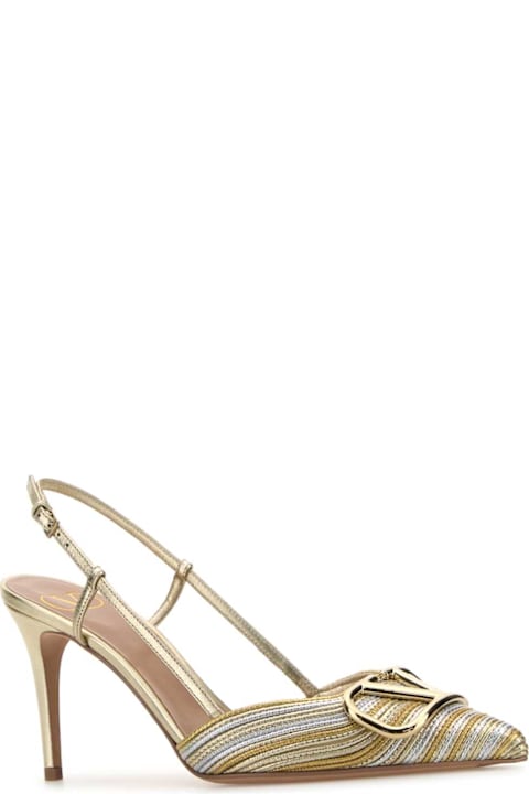 High-Heeled Shoes for Women Valentino Garavani Multicolor Nappa Leather Vlogo Signature Pumps