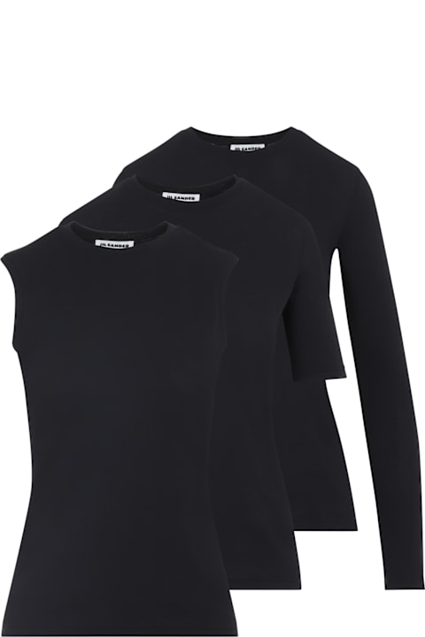 Jil Sander Topwear for Women Jil Sander 3 Pack T-shirts