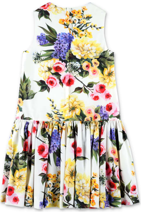 Fashion for Girls Dolce & Gabbana Print Poplin Mini Dress