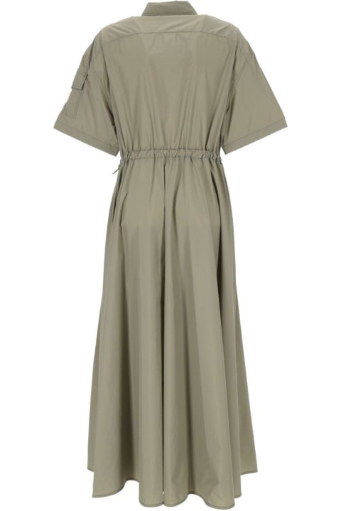 Moncler Dresses for Women Moncler Button Detailed Short-sleeved Dress