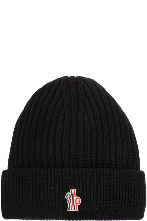 Moncler Hats for Men Moncler Logo Embroidered Beanie