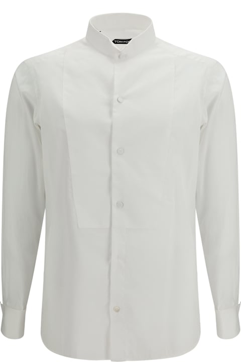 أدوات منزلية Tom Ford Cotton Shirt With Regular Fit