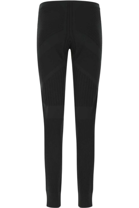 Pants & Shorts for Women Prada Black Stretch Polyester Blend Leggings
