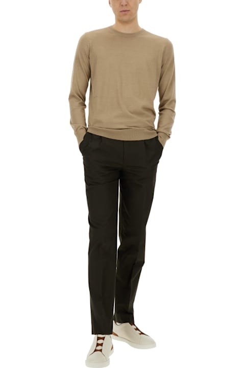 Zegna لـ Women Zegna Cashmere And Silk Sweater