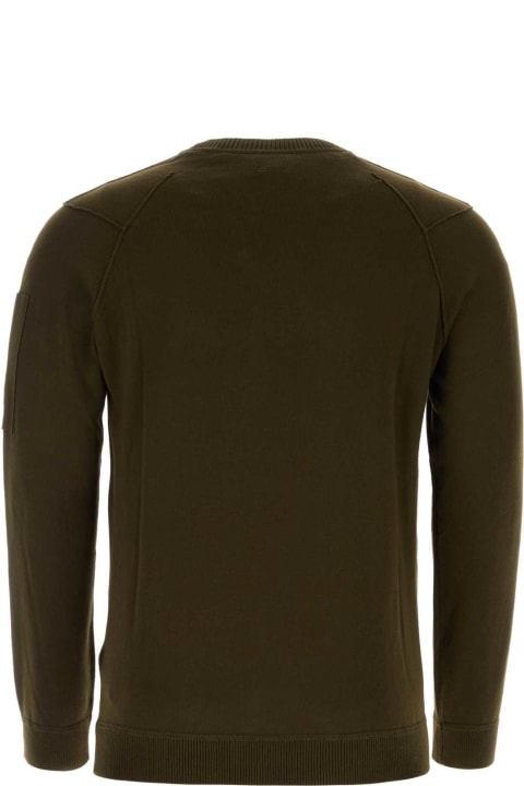 C.P. Company for Men C.P. Company Dark Green Cotton Sweater