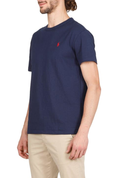 メンズ Polo Ralph Laurenのトップス Polo Ralph Lauren Logo Embroidered T-shirt