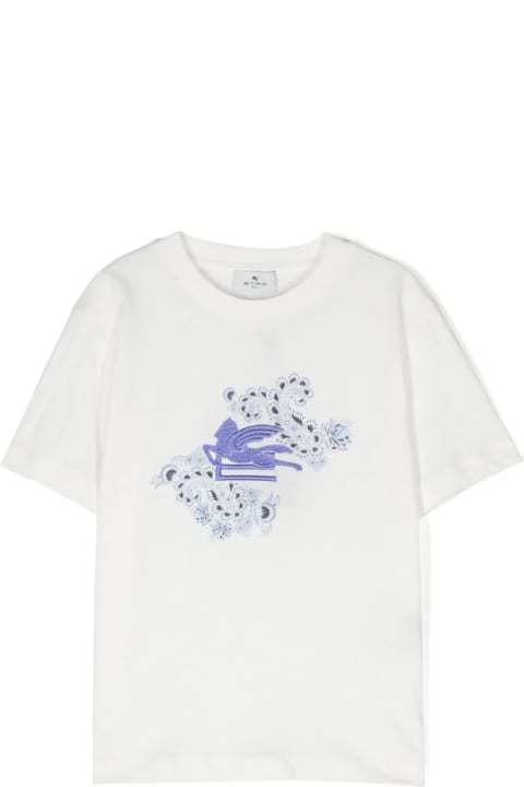 Etro T-Shirts & Polo Shirts for Boys Etro T-shirt With Pegasus Motif