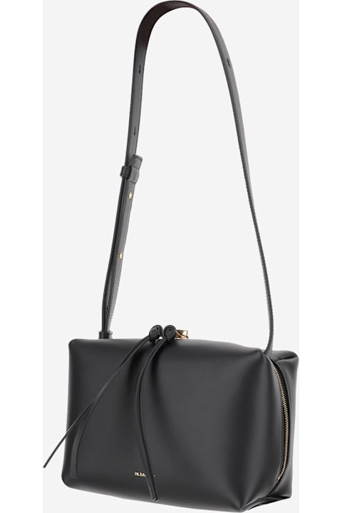 Jil Sander Shoulder Bags for Women Jil Sander Leather Shoulder Bag With Logo