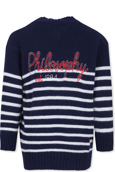 Philosophy di Lorenzo Serafini for Men Philosophy di Lorenzo Serafini Philosophy By Lorenzo Serafini Sweaters Blue