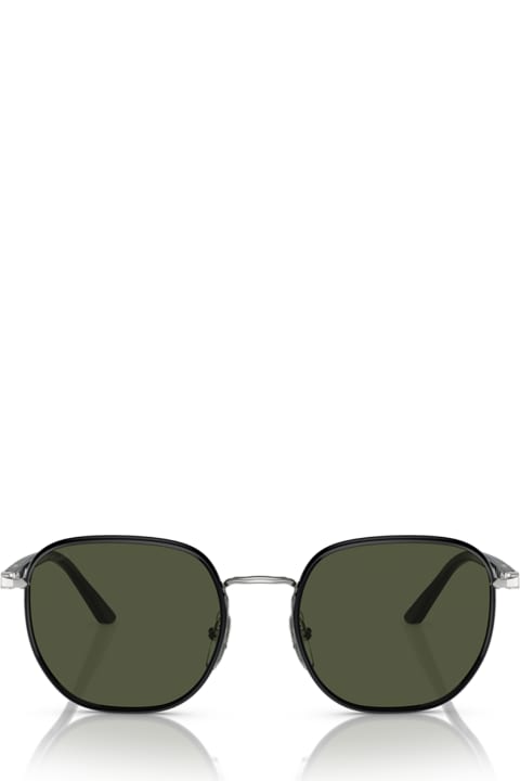 Persol Eyewear for Women Persol Po1015sj Silver / Black Sunglasses